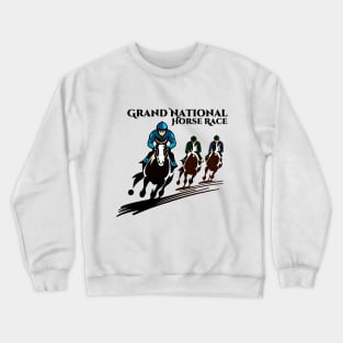 Grand National Horse Race Crewneck Sweatshirt